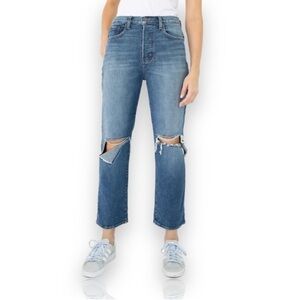 31" Modern American Highland High Waist Boyfriend Jeans Denim Laredo